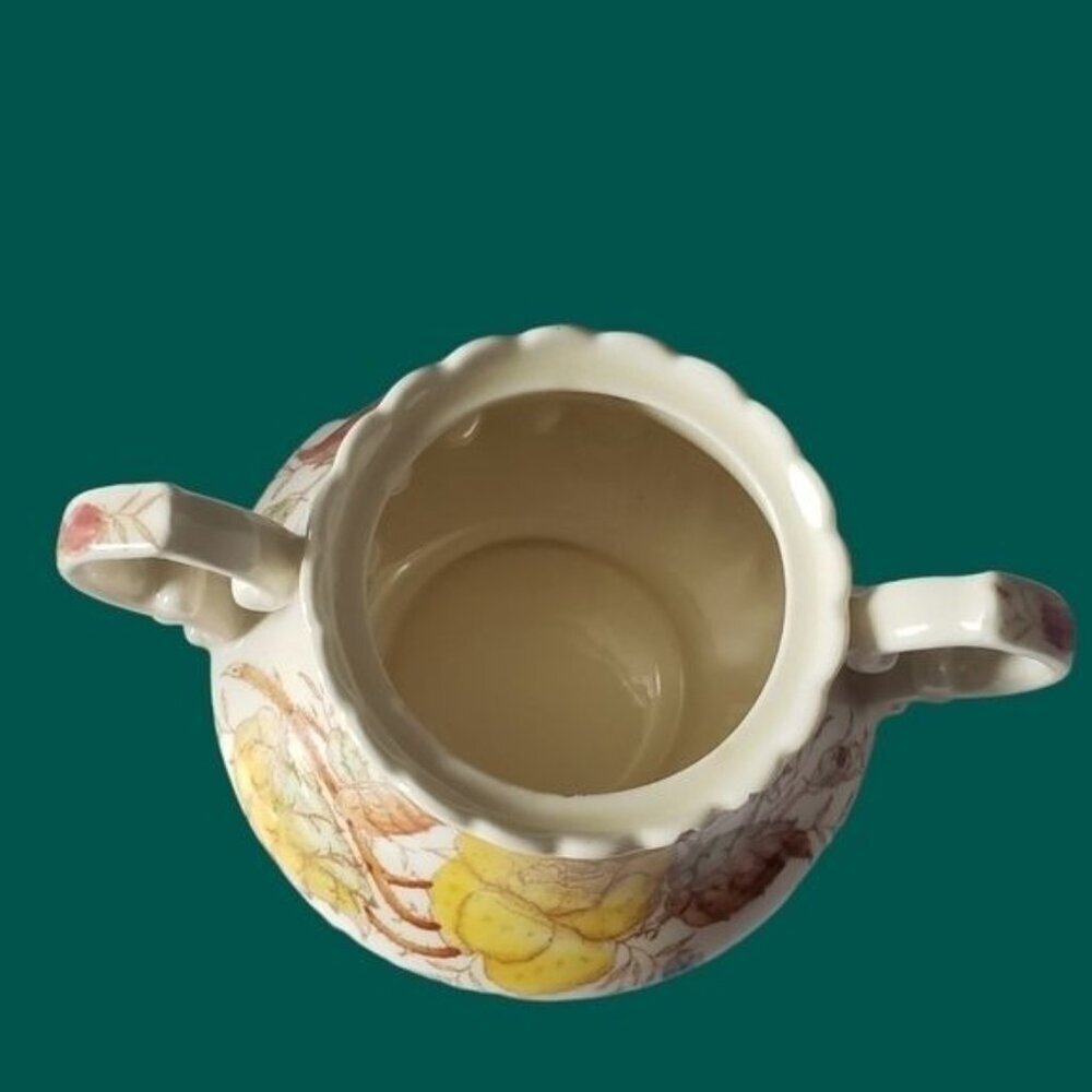 Vernon Rose creamer & sugar set - Picture 3 of 9